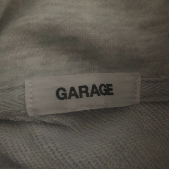 Garage Grey Cropped Quarter Zip - Picture 3 of 3